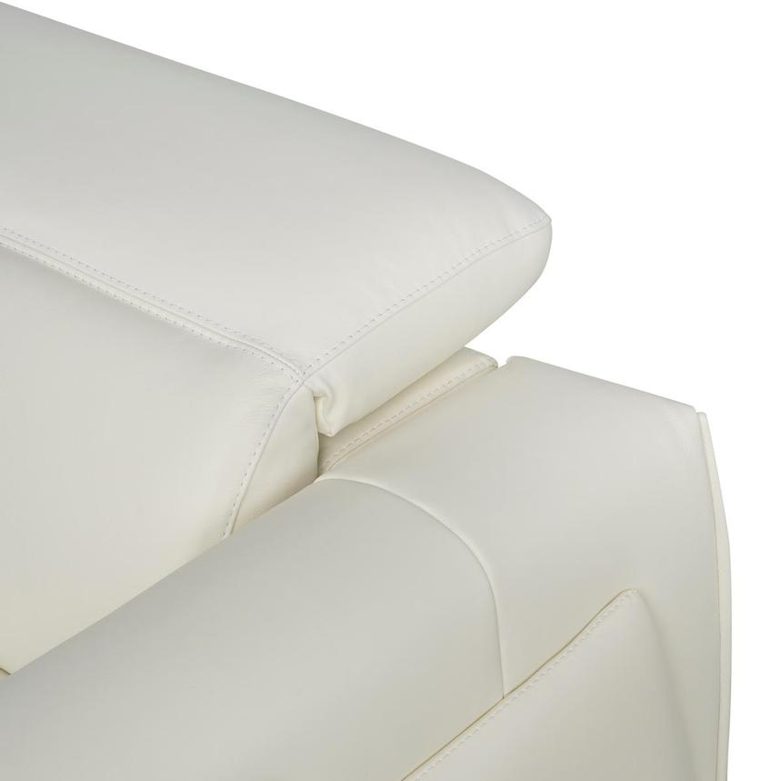 Luke 2.0 White Home Theater Leather Seating w/2PWR alternate image, 5 of 9 images.