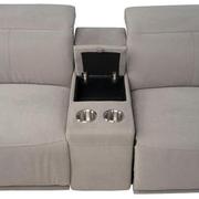 Naivis Power Reclining Sectional with 6PCS/3PWR  alternate image, 8 of 13 images.