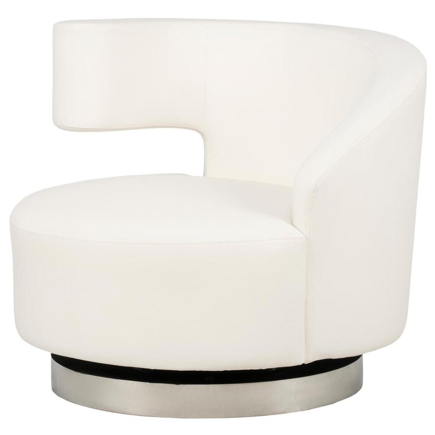 Okru III White Accent Chair  main image, 1 of 9 images.