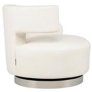Okru III White Accent Chair  alternate image, 3 of 9 images.