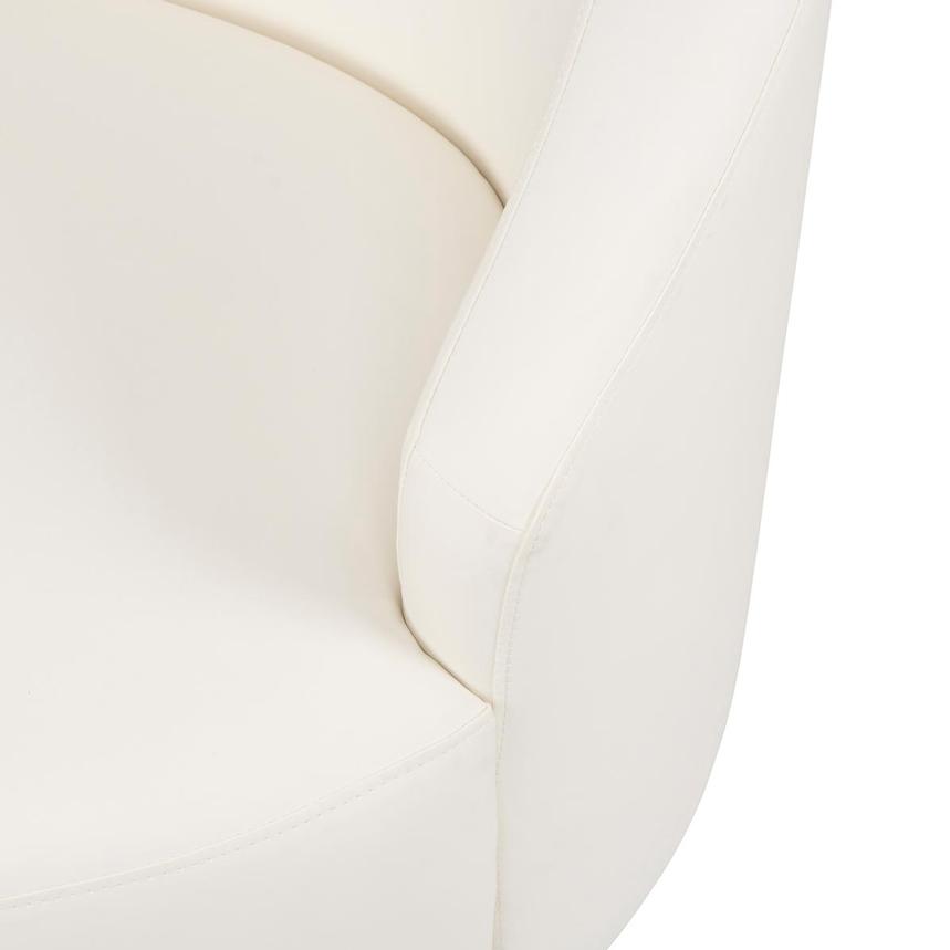 Okru III White Accent Chair  alternate image, 6 of 9 images.