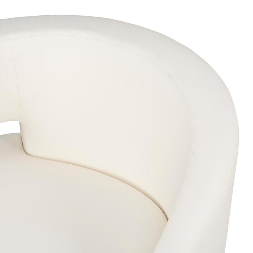 Okru III White Accent Chair alternate image, 7 of 9 images.