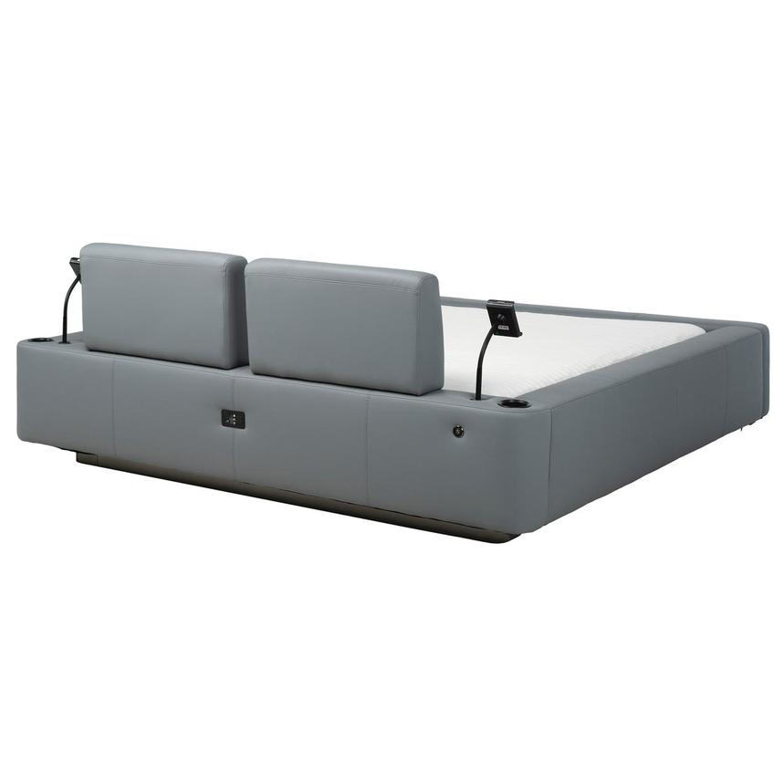 Cassie Party Grey King Platform Bed  alternate image, 7 of 12 images.
