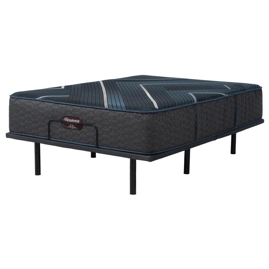 Level Four Plush TT Queen Mattress w/Baselogic Silver Powered Base by Serta and Beautyrest
