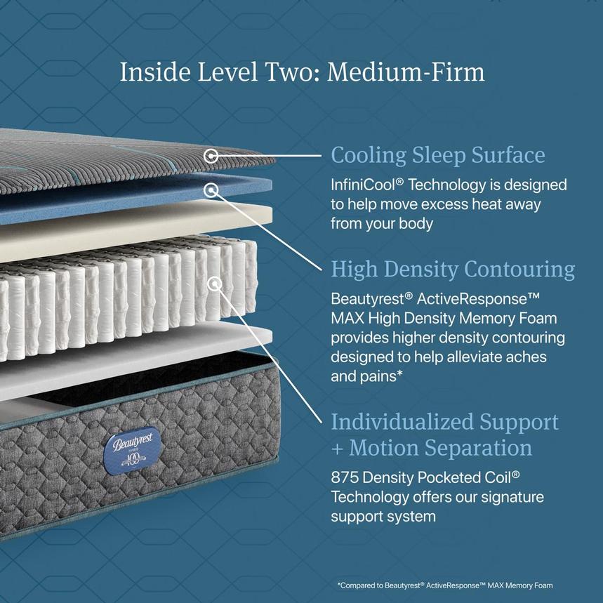 Level Two Hybrid Medium-Firm Queen Mattress by Beautyrest  alternate image, 3 of 7 images.