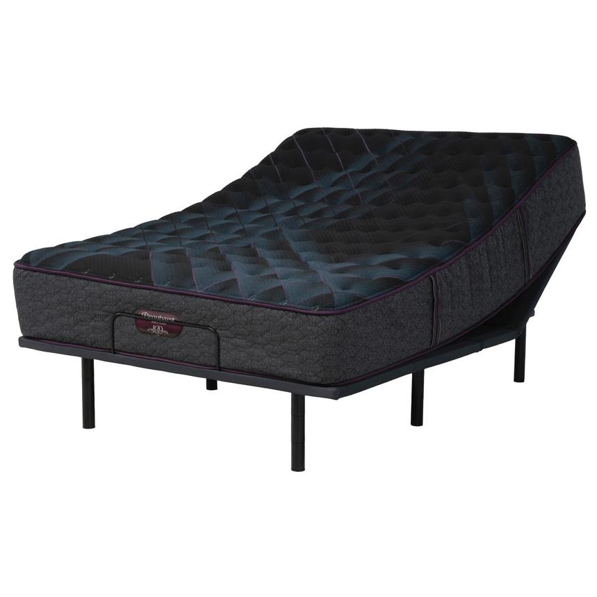 Level Three Medium-Firm Queen Mattress w/Baselogic Silver Powered Base by Serta and Beautyrest  alternate image, 2 of 5 images.