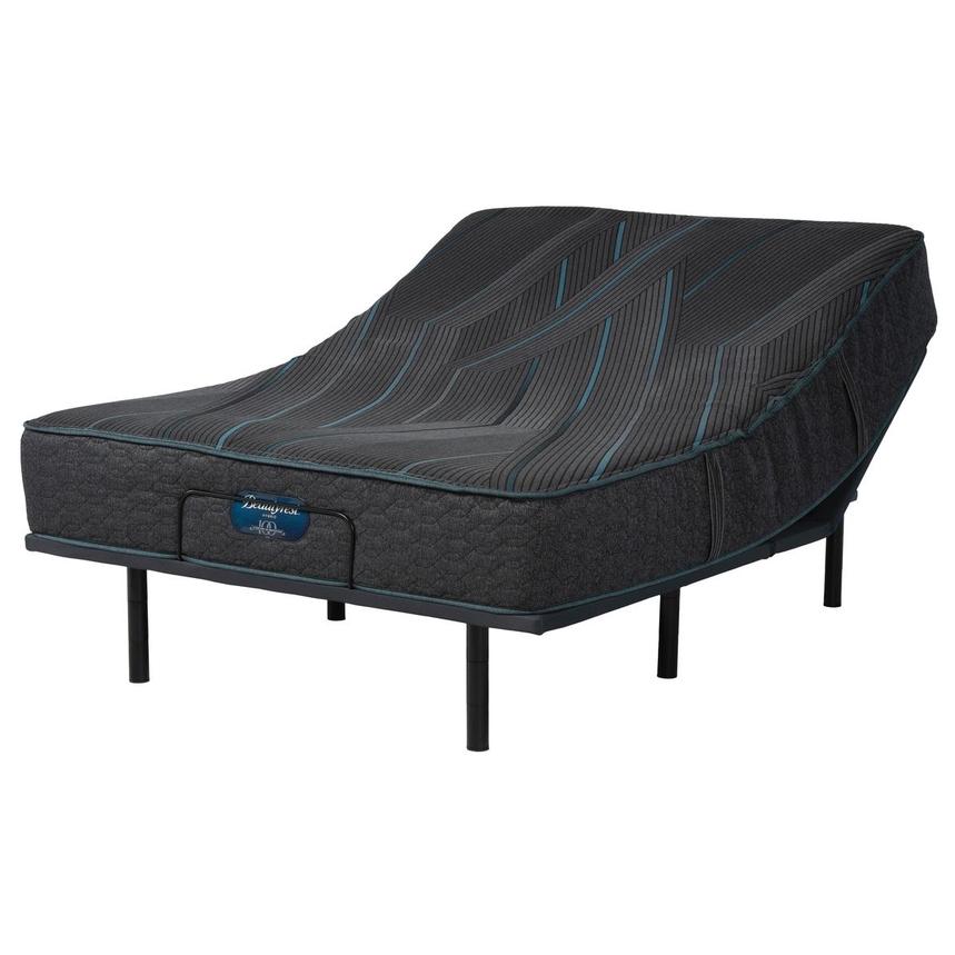 Level Two Hybrid Medium-Firm Queen Mattress w/Baselogic Silver Powered Base by Serta and Beautyrest  alternate image, 2 of 5 images.