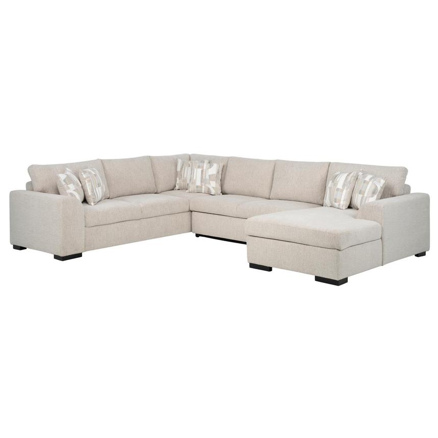 Carolina Sleeper Sectional w/Right Chaise  main image, 1 of 12 images.