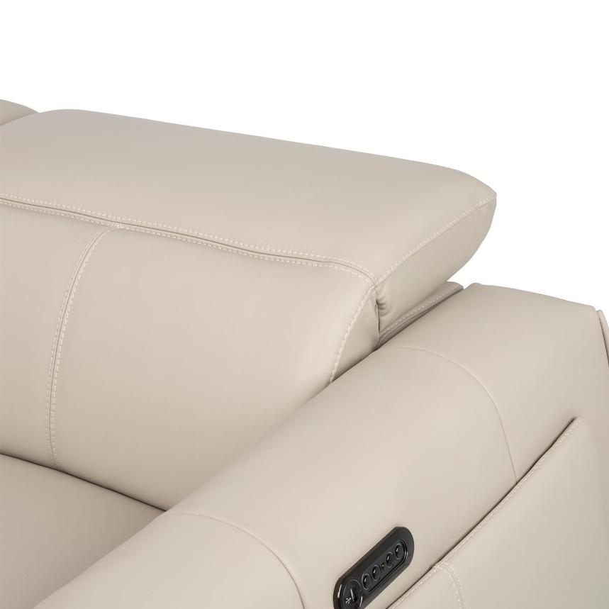 Luke 2.0 Taupe Home Theater Leather Seating with 5PCS/3PWR alternate image, 7 of 10 images.