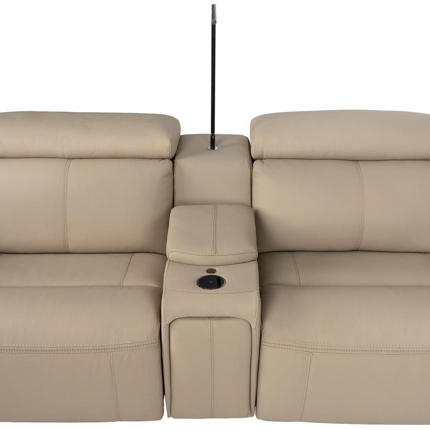 Mars Home Theater Leather Seating with 5PCS/2PWR  alternate image, 7 of 14 images.