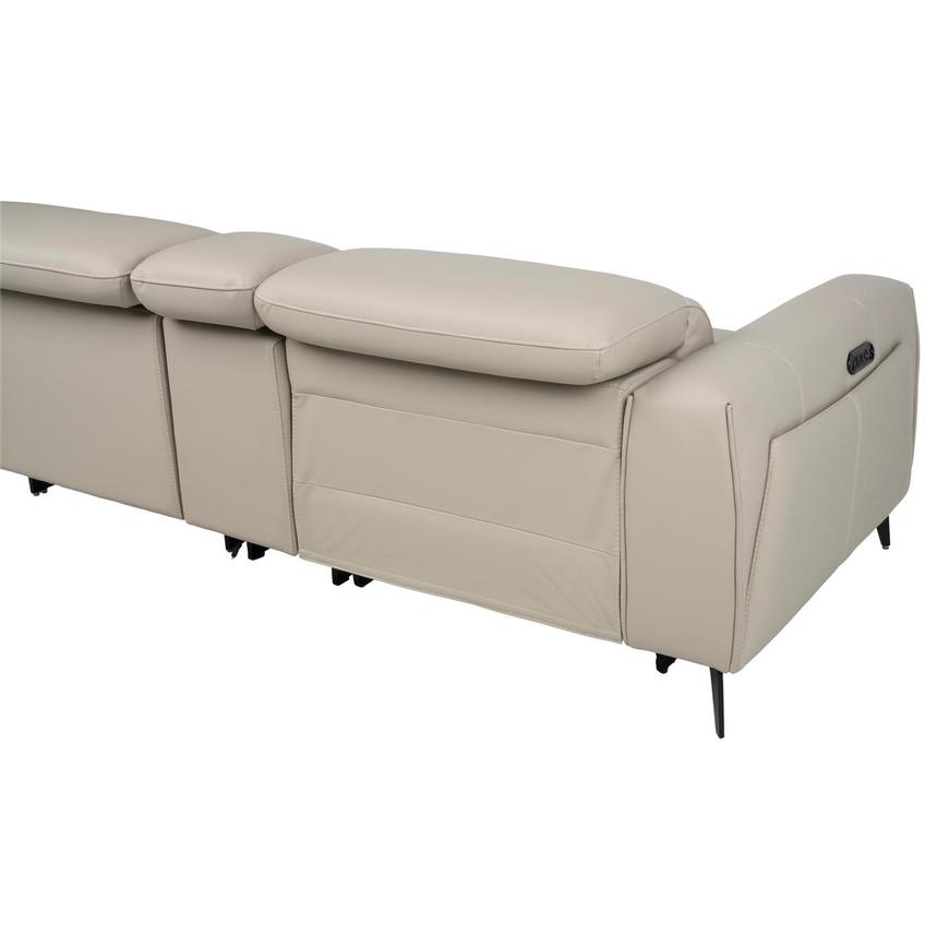 Luke 2.0 Taupe Home Theater Seating with 5PCS/2PWR  alternate image, 4 of 10 images.