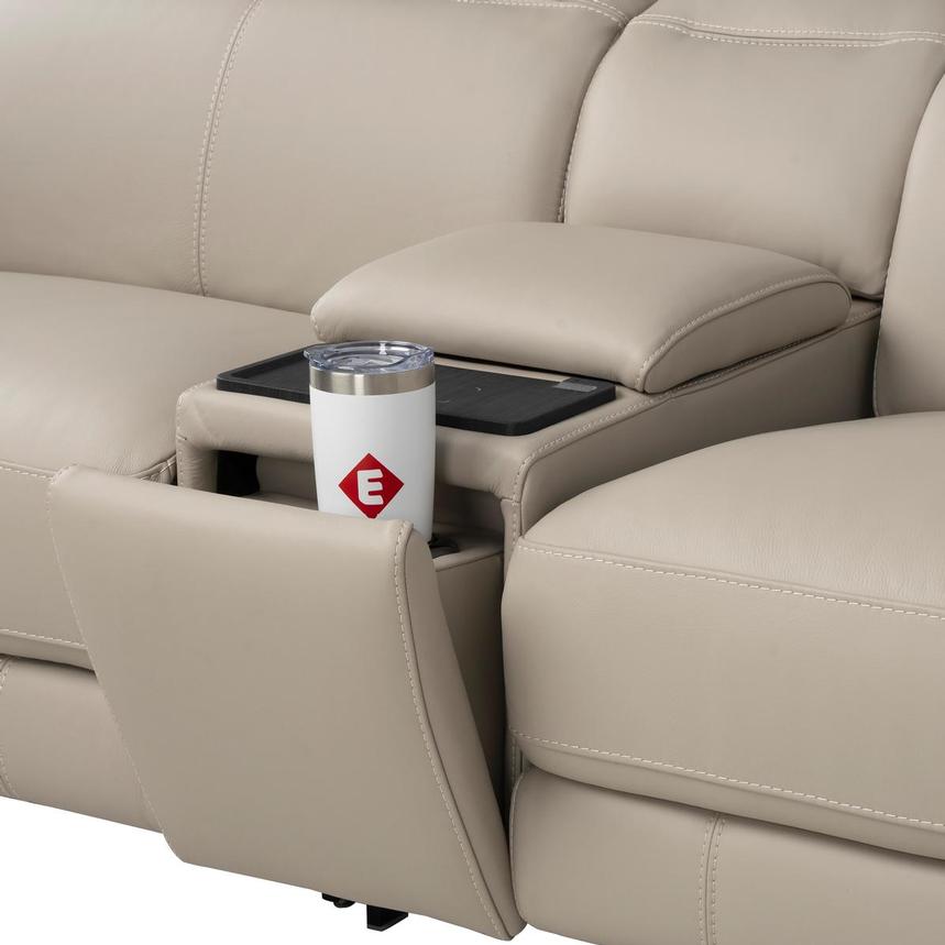 Luke 2.0 Taupe Home Theater Seating with 5PCS/3PWR  alternate image, 5 of 10 images.