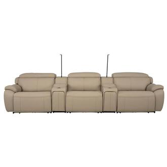 Mars Home Theater Leather Seating with 5PCS/2PWR