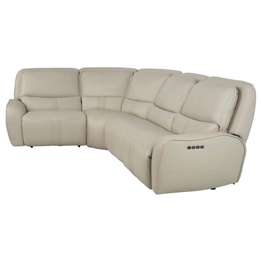 Tango Leather Power Reclining Sectional with 4PCS/2PWR  alternate image, 4 of 11 images.
