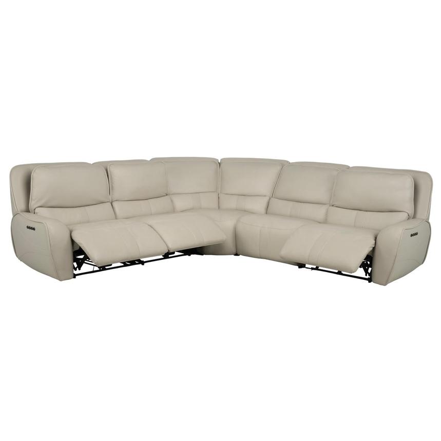 Tango Leather Power Reclining Sectional with 5PCS/3PWR alternate image, 2 of 9 images.