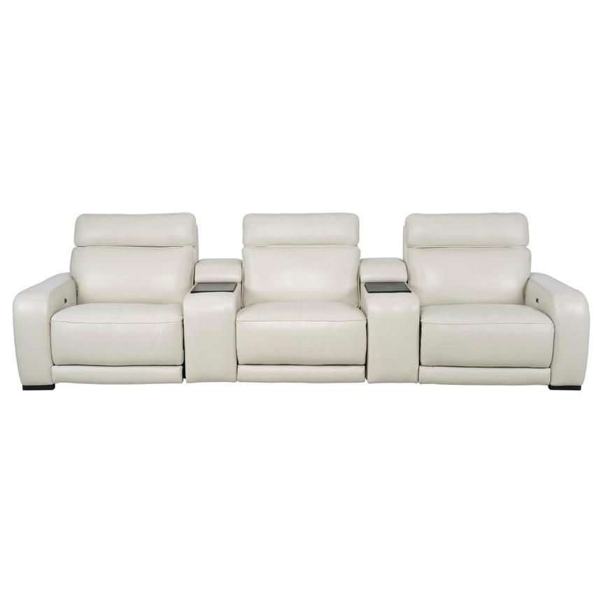 Rumba Home Theater Leather Seating with 5PCS/2PWR  main image, 1 of 16 images.