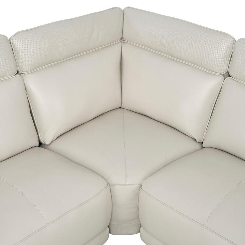 Rumba Leather Power Reclining Sectional with 6PCS/2PWR alternate image, 4 of 16 images.
