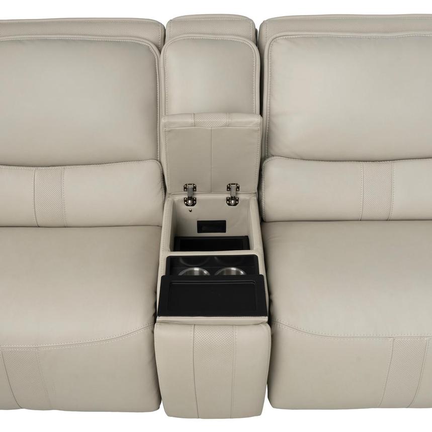 Tango Leather Power Reclining Sectional with 7PCS/3PWR  alternate image, 9 of 15 images.