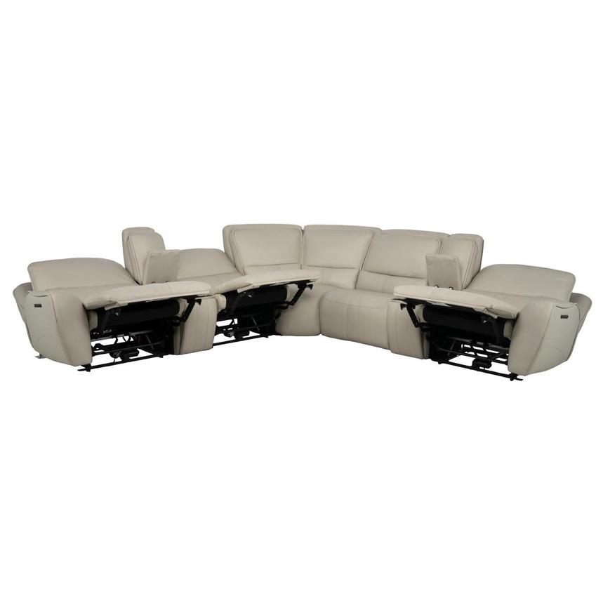 Tango Leather Power Reclining Sectional with 7PCS/3PWR alternate image, 3 of 15 images.