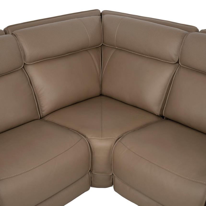 Mambo Leather Power Reclining Sectional with 6PCS/3PWR  alternate image, 5 of 12 images.
