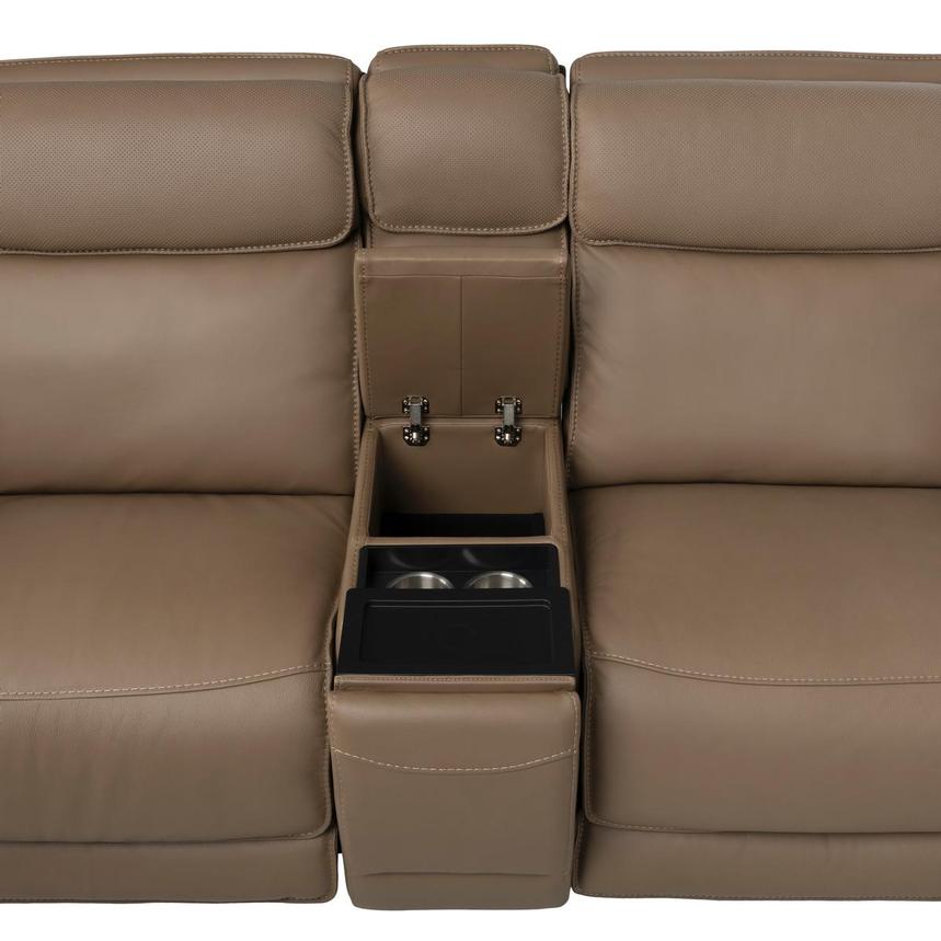 Mambo Leather Power Reclining Sectional with 7PCS/3PWR alternate image, 7 of 12 images.