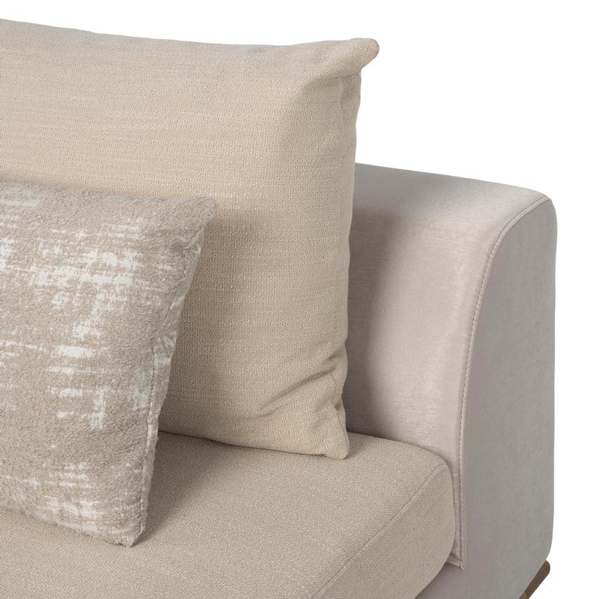 Hanna Beige Armless Chair  alternate image, 6 of 10 images.