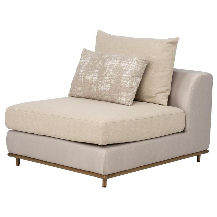 Hanna Beige Armless Chair  main image, 1 of 10 images.