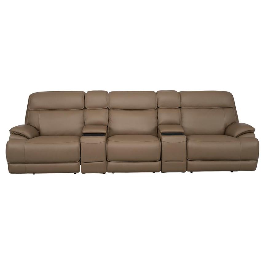 Mambo Home Theater Leather Seating with 5PCS/2PWR  main image, 1 of 11 images.