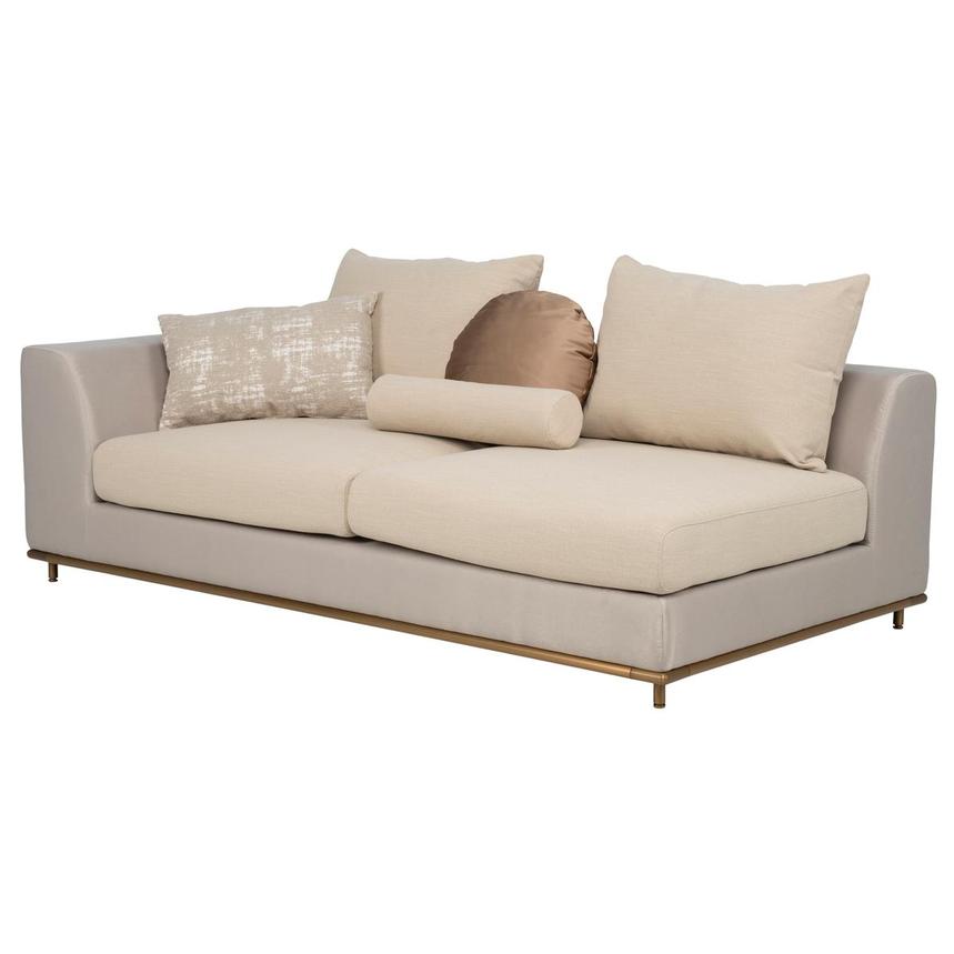 Hanna Beige Left Sofa  main image, 1 of 11 images.
