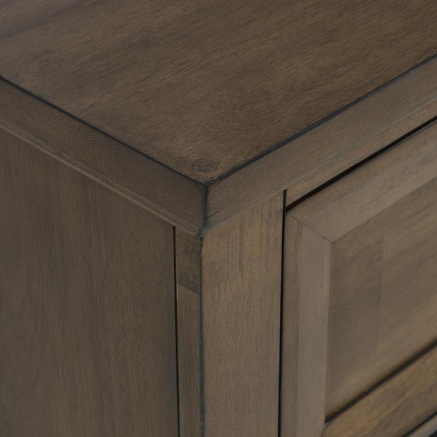 Marisol Brown Nightstand alternate image, 8 of 12 images.