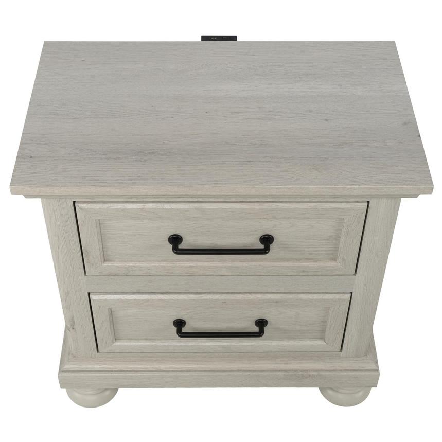 Lenox Grey Nightstand  alternate image, 5 of 10 images.