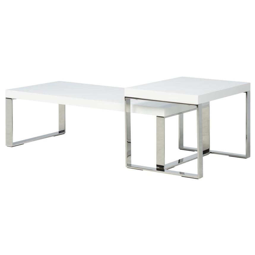 Pokhara White Nesting Tables Set of 2  alternate image, 2 of 2 images.