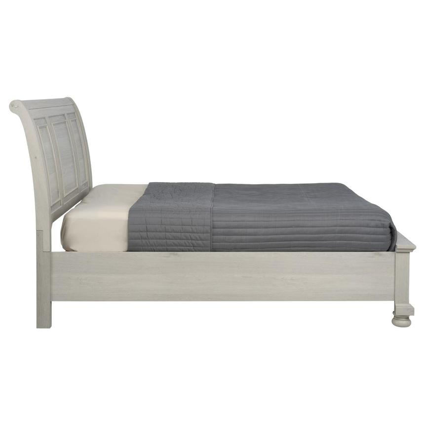 Arcadia Gray Queen Storage Bed  alternate image, 4 of 9 images.