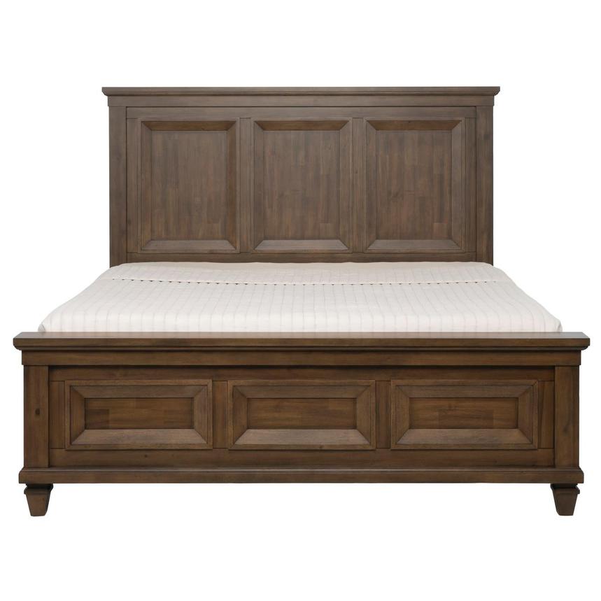 Marisol Brown Queen Panel Bed  alternate image, 2 of 7 images.