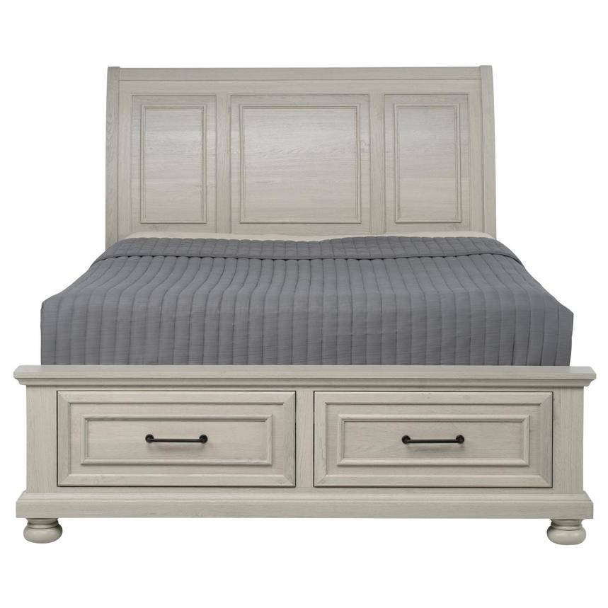 Lenox Grey Queen Storage Bed alternate image, 3 of 9 images.