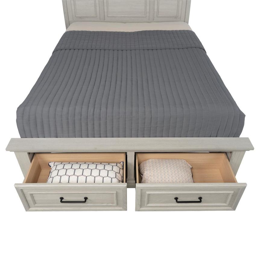 Lenox Grey Queen Storage Bed  alternate image, 5 of 9 images.