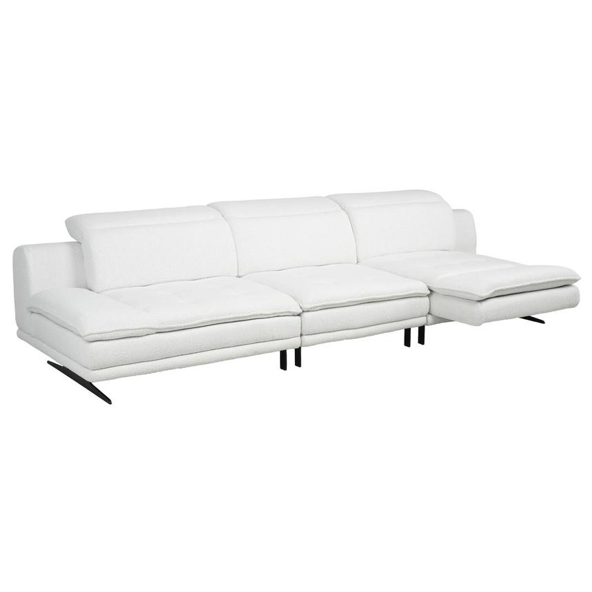 Belana White Swivel Sofa  alternate image, 4 of 13 images.