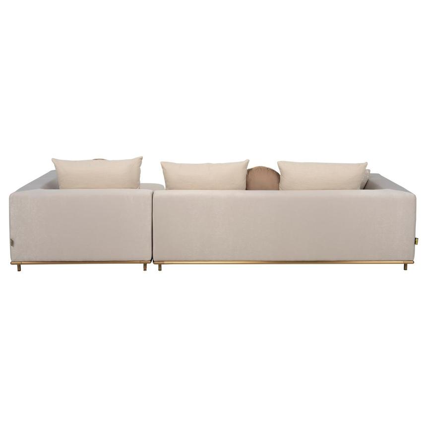Hanna Beige Corner Sofa w/Right Chaise  alternate image, 4 of 11 images.
