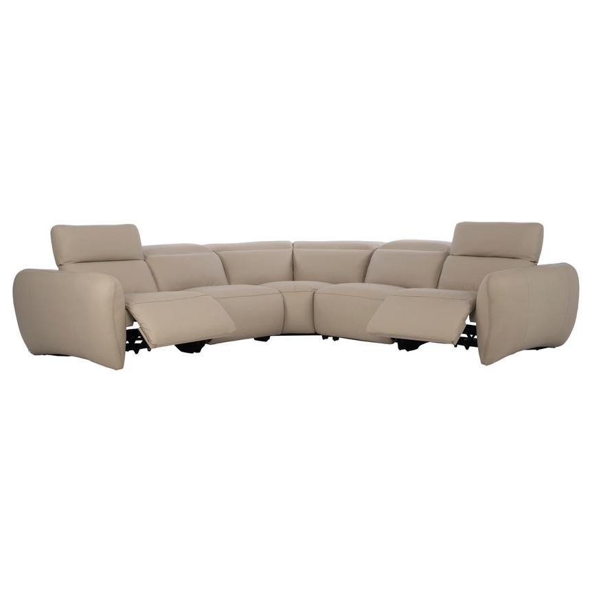 Baloo Leather Power Reclining Sectional with 5PCS/2PWR  alternate image, 2 of 8 images.