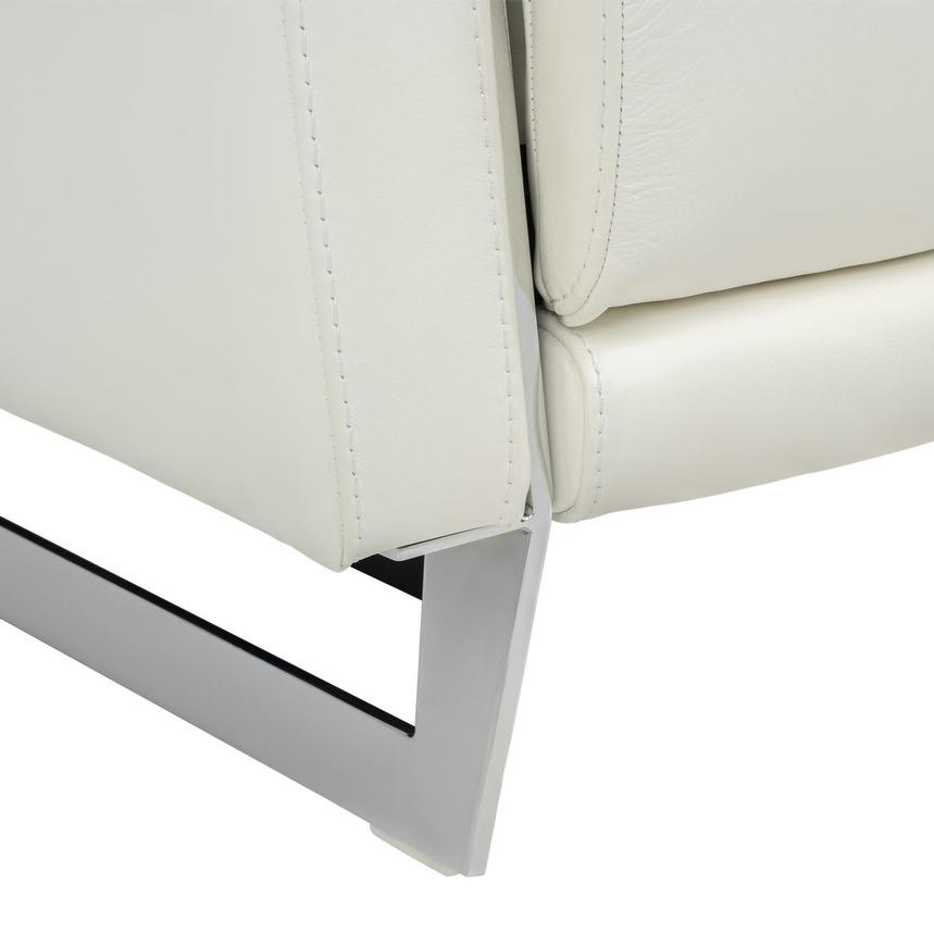 Gabriel White Power Reclining Loveseat  alternate image, 9 of 9 images.