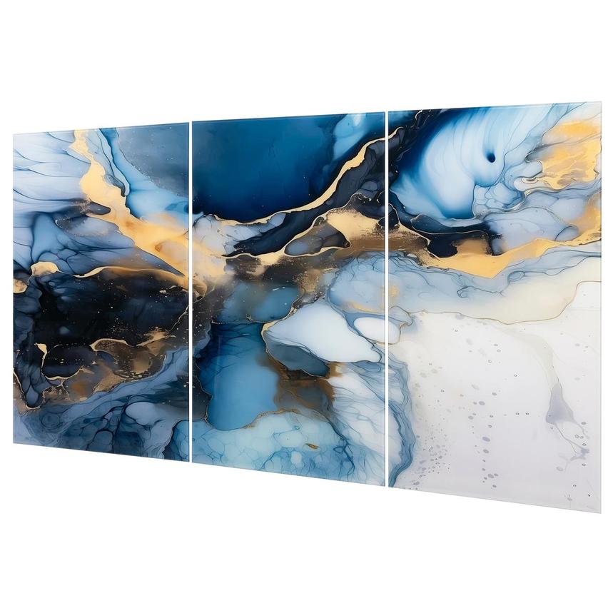 Oceanic Gold Acrylic Wall Art  alternate image, 2 of 4 images.