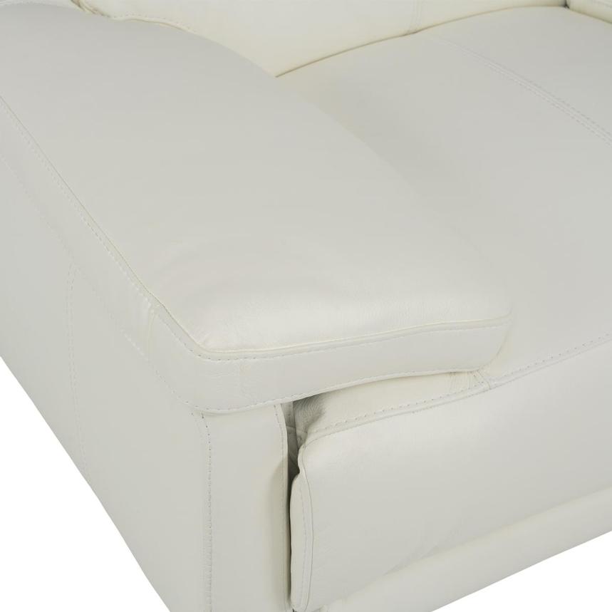 Gabriel White Power Recliner  alternate image, 9 of 11 images.