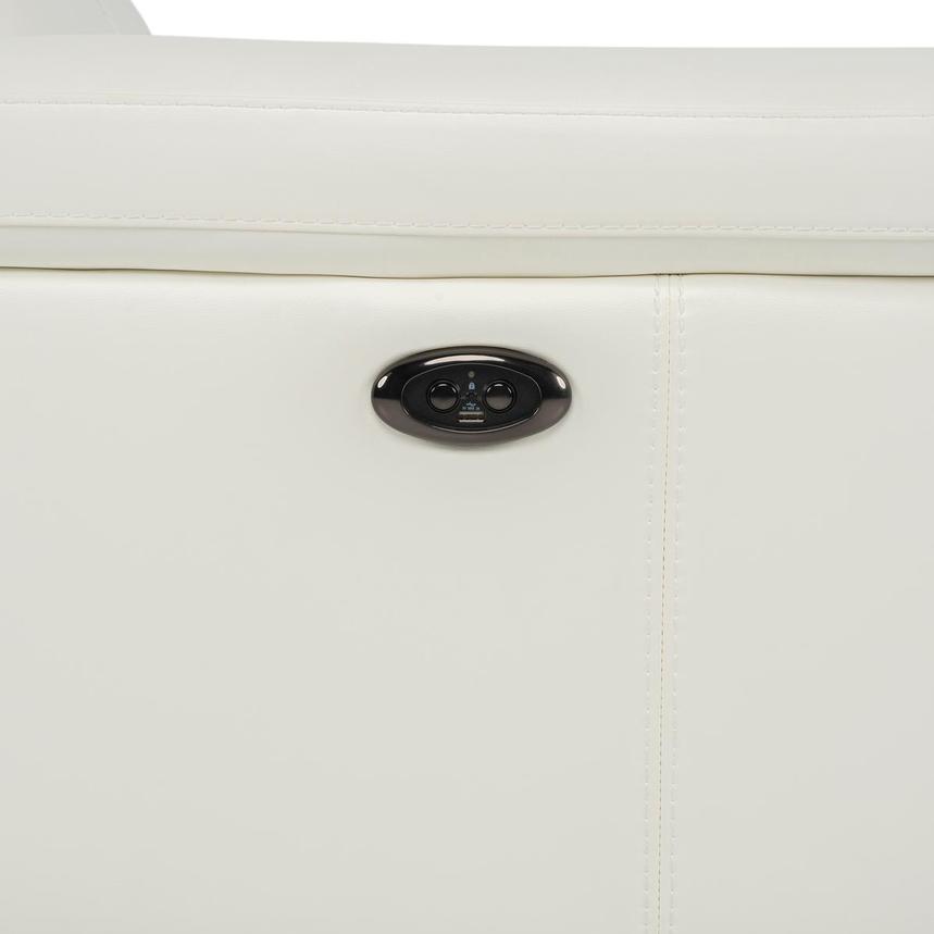 Gabriel White Power Recliner  alternate image, 10 of 11 images.