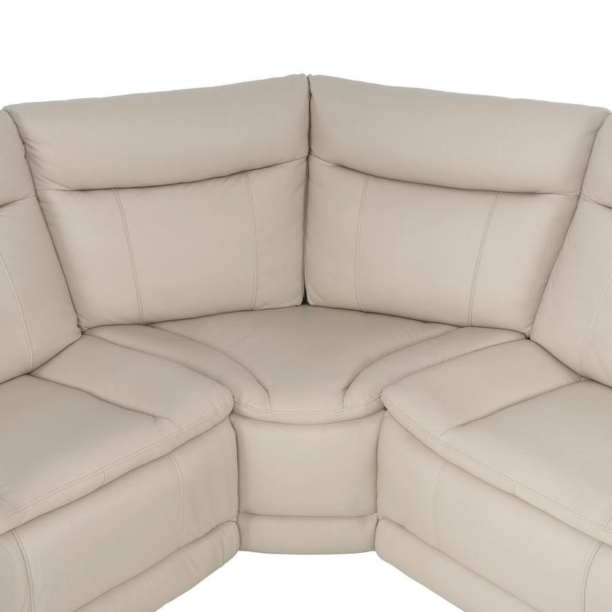 Benjamin Leather Sectional Sofa with 6PCS/2PWR alternate image, 5 of 12 images.