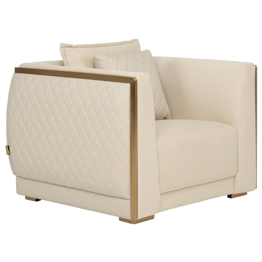 Madelyn Cream Accent Chair  alternate image, 4 of 9 images.