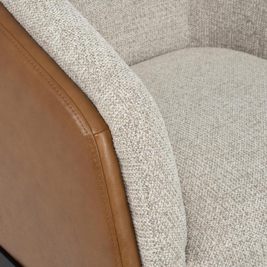 Sabrina II Tan Accent Chair  alternate image, 7 of 9 images.