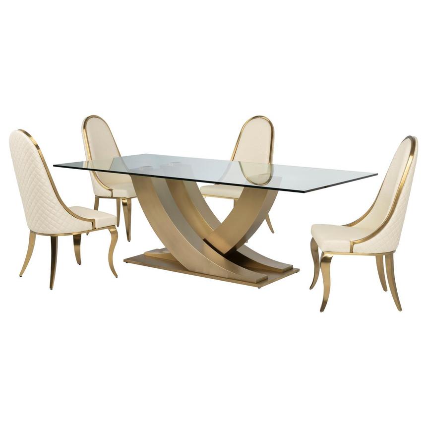 Apollo 5-Piece Dining Set  main image, 1 of 3 images.