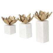 Zendaya Gold Set of 3 Sculptures  main image, 1 of 5 images.