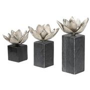 Zendaya Silver Set of 3 Sculptures  main image, 1 of 5 images.