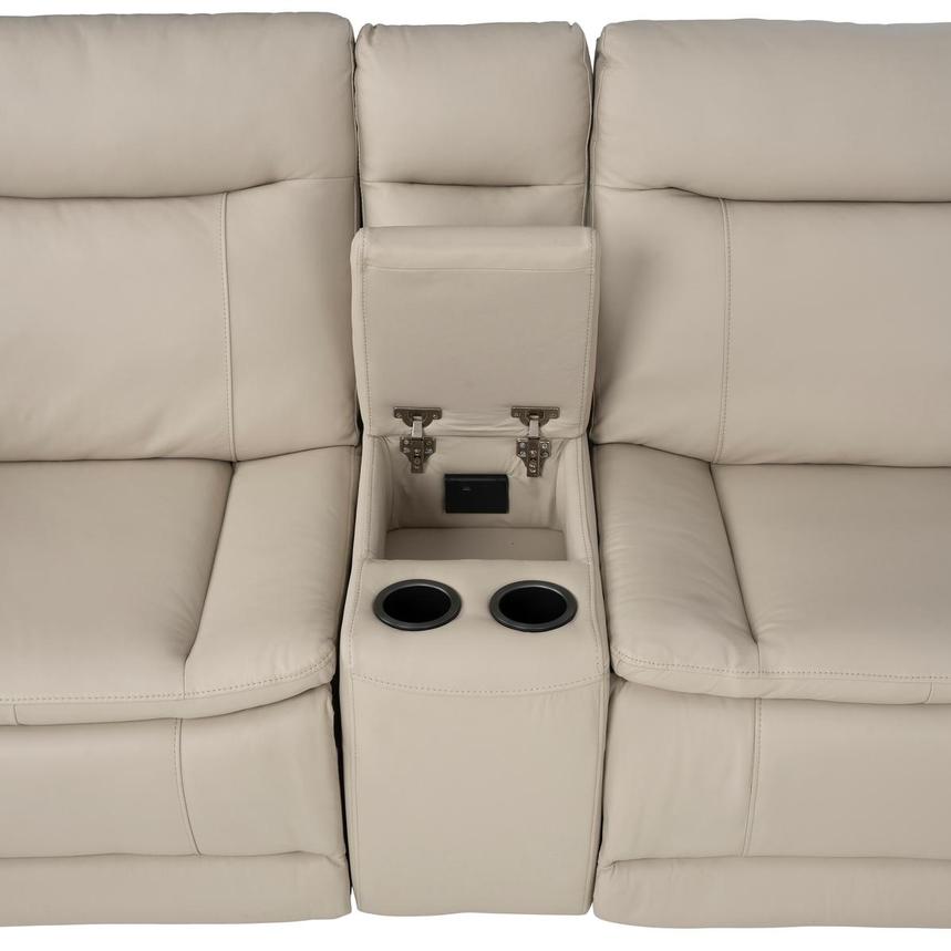 Benjamin Home Theater Leather Seating with 5PCS/2PWR  alternate image, 9 of 12 images.